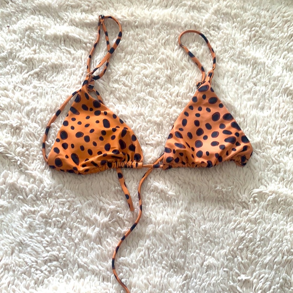 Cheetah print bikini size 4